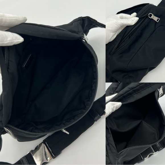 Authentic Prada Logo Patch nylon belt bag - Picture 8 of 10